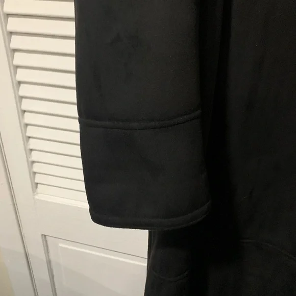 Gallery Faux Suede and Fur Long Coat - Picture 4 of 8